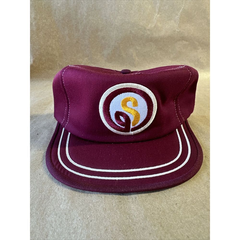 Vintage STAUFFER Ag. Seed Hat- Snap-Back Trucker/ Winter‎ Kap King Brand- 2W